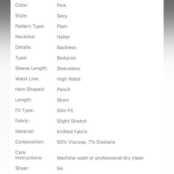 💞 Barbie Pink Halter Dress - Picture 6 of 8